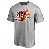 Men's Cincinnati Bengals NFL Pro Line True Color T-Shirt Heathered Gray,baseball caps,new era cap wholesale,wholesale hats